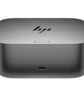Thunderbolt 4 Ultra Docking Station Featuring Triple Display Outputs Dual Gigabit Ethernet Ports And Fast Charging viewed from the top with USB-C port.