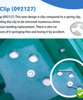 E-clip component for Spreader Agitator Kit For Lesco 101186 091186 705699 High Wheel Fertilizer Spreader And 092807 Push Spreader