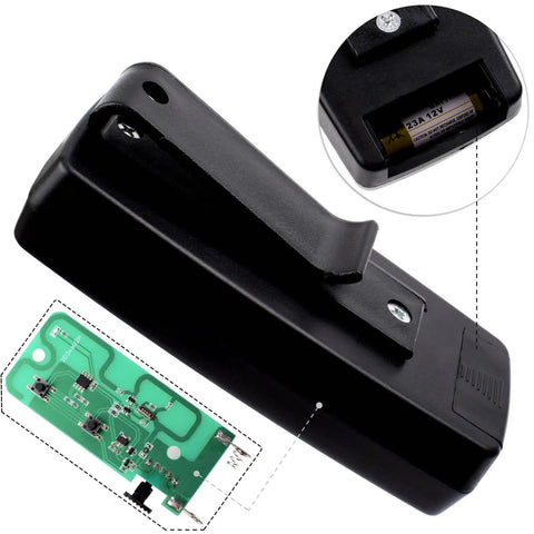 12 To 24V Wireless Winch Remote Control Kit For Cars Trucks Jeeps ATVs And SUVs With Twin Remotes 100 Foot Range Built To Handle Tough Jobs Simple Install On Off Switch black ABS receiver