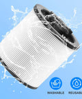 2 Pack Cartridge Filter Replacement For 6-16 Gallon Wet Dry Vacs Fits DXV06P Through DXV16P Shop Vacs Durable Allergen