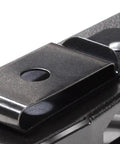 Close-up of Two Bit Kit Belt Clip with Ratcheting Extender 1.5in spring steel, showing secure holding mechanism for kits and extender.