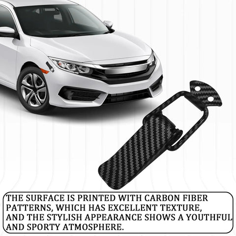 Heavy Duty Carbon Fiber Bumper Clips 2 Pack Quick Release Security Lock Front And Rear Bumper Clips Universal Fit