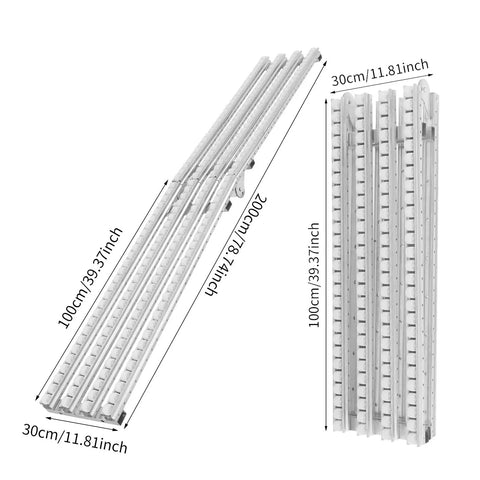 Folded Light Duty Belt Conveyor With Galvanized Steel Rollers 78.7 X 11.8 Inch Portable Rail Ramp Industrial Transport Equipment