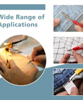 Image showing Ultimate All In One Seam Ripper Kit For Sewing And Crafting Enthusiasts being used on fabric, jeans, and shirt.