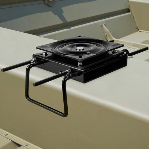 Clamp On Boat Seat Pedestal Mount With 360 Degree Swivel For Jon Boats Kayaks And Fishing Boats With Benches And Bass Skiffs Adjustable