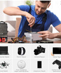 All In One 122 In 1 Precision Electronics Screwdriver Kit With 101 Magnetic Bits And 21 Essential Tools In A Portable Case