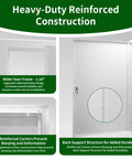 No Fuss 22X30 Drywall Access Panel With Heavy Duty Lock, Thick 1.2mm Rock Solid Flush Mount showing reinforced door construction.