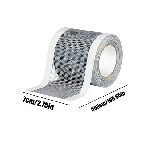 Easy Patch Screen Repair Tape Self Adhesive Mesh Patch For Tiny Holes Heavy Duty Window Screen Repair Quick Fix roll