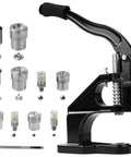 Grab And Go No Fuss All In One Manual Rivet Press Kit For Leather And Fabric Snap Riveter Tool With 6 8 10mm Dies Includes 3 Snap Dies