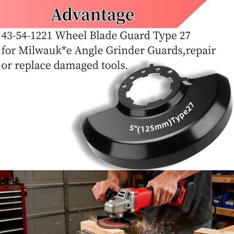 Five Inch Type Twenty Seven Angle Grinder Blade Guard Replacement Part for 2686 20 2880 20 2881 20 2882 20 2883 20