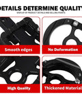 Black Motorcycle Floorboard Kit With Driver And Passenger Footrests Shifter Lever And Brake Arm For Touring Road Electra Street Glide 08 25 Set 14 Up Now details showing smooth edges and high-quality material.