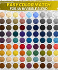 Color matching guide for Fabric And Carpet Repair Kit For Tears, Holes, And Burns Easy DIY Patch For Upholstery, Rugs, And Clothing