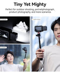 Dope Mini LED Vlogging Light For Action Cameras With 12 LEDs, compact and portable, used for outdoor and product photography.