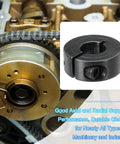 Single Split Shaft Collar Set With 12 mm Bore And 28 mm Outer Diameter 11 mm Thick Carbon Steel Locking Collar Clamp With Set Screw