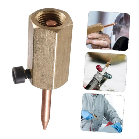 Seamless Electric Welding Hammer Kit With Heavy-Duty Magnets And Wire Brush For Auto Body Shaping And Dent Repair