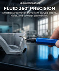 Using Pro Grade Deburring Tool Kit With 20 High Speed Blades For Metal Resin Copper Plastic PVC Pipes And 3D Printing on part