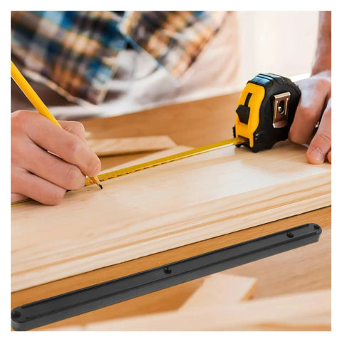 Full Extension Drawer Slides Two Pack Heavy Duty Undermount Cabinet Rails with carpenter measuring wood for install