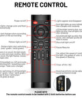 Lit Party DJ Disco Light remote control features and instructions for operating with LED stage strobe projector.