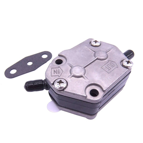 Drop-In Outboard Fuel Pump Assembly for 2-Stroke Marine Engines 25HP to 90HP 1995 to 2014 Models with gasket visible