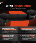 Window Crank Handle Compatible With Ford Lincoln And Mazda Vehicles, black, focus on detail improvements and material quality.
