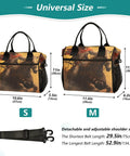 Skeleton Cowboy Desert Large Cooler Bag Insulated Lunch Tote Portable Outdoors Leakproof Lunch Box for Women Fits 18 Cans