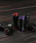 Upgrade Your Fishing Game With These Soft Rubber Handle Knobs For Spinning And Baitcasting Reels Featuring Ultra Light Bearings And Anti Slip Grip For Better Bass And Trout Handling, black textured reels