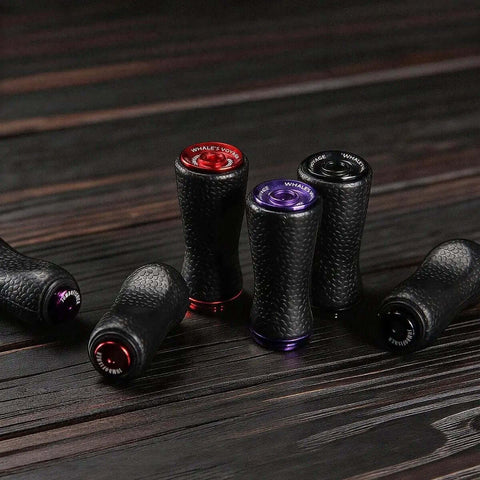 Upgrade Your Fishing Game With These Soft Rubber Handle Knobs For Spinning And Baitcasting Reels Featuring Ultra Light Bearings And Anti Slip Grip For Better Bass And Trout Handling, black textured reels