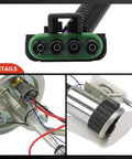 Plug And Play Electric Fuel Pump Assembly With Sending Unit For Buick LeSabre Park Avenue Oldsmobile 88 98 And Pontiac Bonneville V6 Three Point Eight Liter Gas Engine Replace 19111388 25027568, detailed view of components and wiring