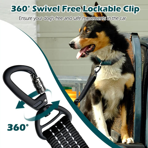 Badass Heavy Duty Truck Bed Dog Leash Double Lock Nylon Tether Keeps Your Pup Locked Down Hassle Free For All Breeds During Road Trips And Daily Tailgate Errands
