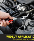 Using 64 Piece External Torx Socket Set With 1/4 3/8 1/2 Inch Drive on car engine, ideal for auto and workshop repairs