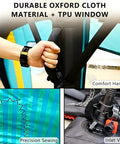 Inflatable Wind Foil Wing For Wingfoiling And Hydrofoil Boards With Handheld Sail And Repair Kit, Oxford fabric, TPU window, 4m 5m 6m sizes.