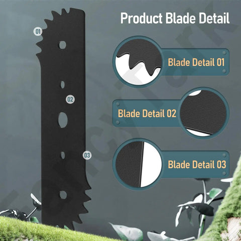 7-1/2 Inch Electric Edger Replacement Blade 2 Pack For 896 895 Edgers And 7-1/2 Inch Trenchers WA0034 50018386 71-86880 features
