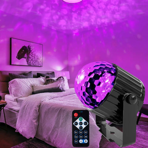 Bedroom lit by 2 Pack UV Black Light Flood Lights With Plug 6W LED Neon Glow For Glow Parties And Halloween Fluorescent Posters Body Paint Aquarium Indoor Use Ideal For UV Body Paint Sessions Fluorescent Decor Bubbles And Balloons