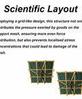Heavy Duty Canvas Beefed Up Cargo Lift Pad Net For Construction And Warehouse Transport Reinforced Hoist Sling Mesh