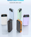 Ride Or Die Portable Charger With 32000Mah Capacity And Built In Cables Featuring Usb C Fast Charging For Phones Tablets All Day Juice Hardcore Build Quality in various colors.