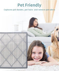 Replacement Filter For Air Purifier 6 That Delivers Pro Grade Clean Air With True HEPA H13 Filtration 3 In 1 System, family with dog