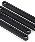 Bandit Camber Link Set 2441 For RC Buggy Upgrade Replacement Hop Up Parts Set Of 4 Durable Alignment Links For Precise Camber And Handling Easy Install HighQuality Materials Ideal For Bandit Series RC Cars And Rigs black plastic camber links set of 4