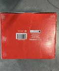Red packaging box of Beefy Trap Shot Target System For BB And Pellet Guns, showcasing back label details.