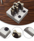 Disc Cutter Tool For Jewelry Making With 5 Sizes 12 mm To 25 mm Steel Forming Die For Metal Sheets And Lockets