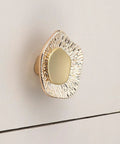Four Pack Single Hole Drawer Knobs In Champagne Gold Finish Textured Zinc Alloy Cabinet Handles For Modern Minimalist Furniture Dope Closet Dresser Pulls