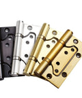 4 Inch Stainless Steel Mute Hinges With Son And Mother Bearings For Solid Wood And Composite Doors in various finishes