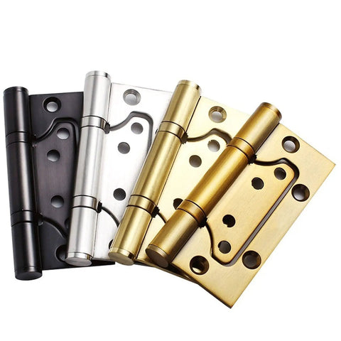 4 Inch Stainless Steel Mute Hinges With Son And Mother Bearings For Solid Wood And Composite Doors in various finishes