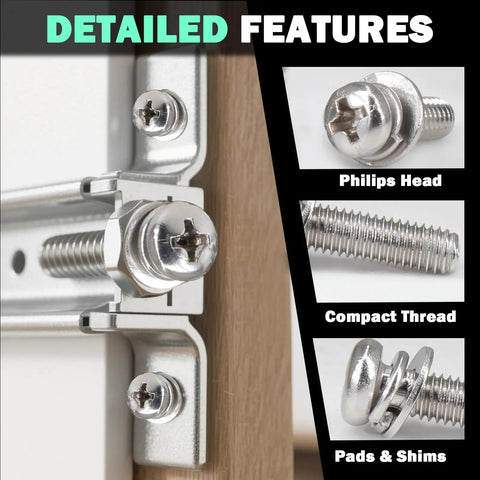 440Pcs M4 Stainless Steel Screws Nuts And Bolts Kit With Phillips Pan Head Bolts Nuts And Washers 304 Grade Durable For DIY Projects And Repairs Includes Four Lengths 8Mm 12Mm 16Mm 20Mm