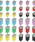 36 Piece Jcase Fuse Box Kit For Cars With High And Low Profile Box Fuses Includes 20A 30A 40A 50A 60A And 80A Plus Easy Install Guides