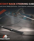 Single Rack And Pinion Mechanical Steering Cable For Boats 17 Ft Back Mount Single Cable shown with sleek helm design