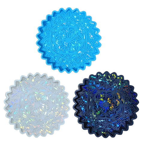 Durable Flexible Silicone Mold For Epoxy Resin Coasters And Cup Mats Built Different For Seamless Casting And Rock Solid DIY Crafting Gear Reusable Tool Perfect For Handmade Gifts And Custom Home Decor That Truly Levels Up Your Creative Hustle