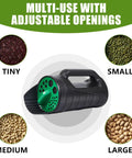 Three Opening Adjustable Handheld Seed Spreader With 90 Ounce Capacity For Fertilizer, Grass Seed, Ice Melt, And Lawn Care Pro Grade