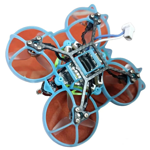 Top view of drone with Ultra Lightweight Carbon Fiber Chassis Bottom Plate For BetaFPV Air65 Air65II Air75 Air75II Frame