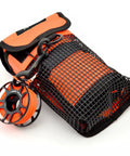 Mesh Diving Gear Bag With Reels Pocket And Surface Marker Buoy, Clip-On Snorkeling Gear Carrier, Foldable Portable Pouch For BCD Belt