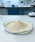 6 Grams Luminol Powder For 16 Oz Solution Lab Grade High Purity Over 99.8 Percent Value Pack For Home Science Experiments And Classroom Demonstrations Great For Home Or Classroom Labs in a petri dish on a lab table.